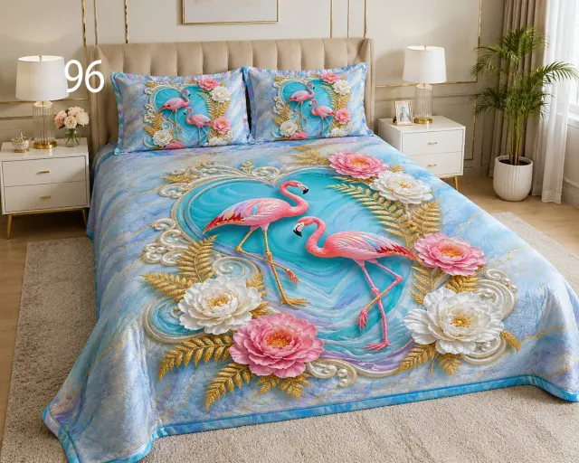 Flamingo Lagoon Bedsheet Set