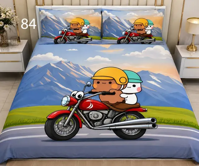 Mountain Ride Bedsheet Set