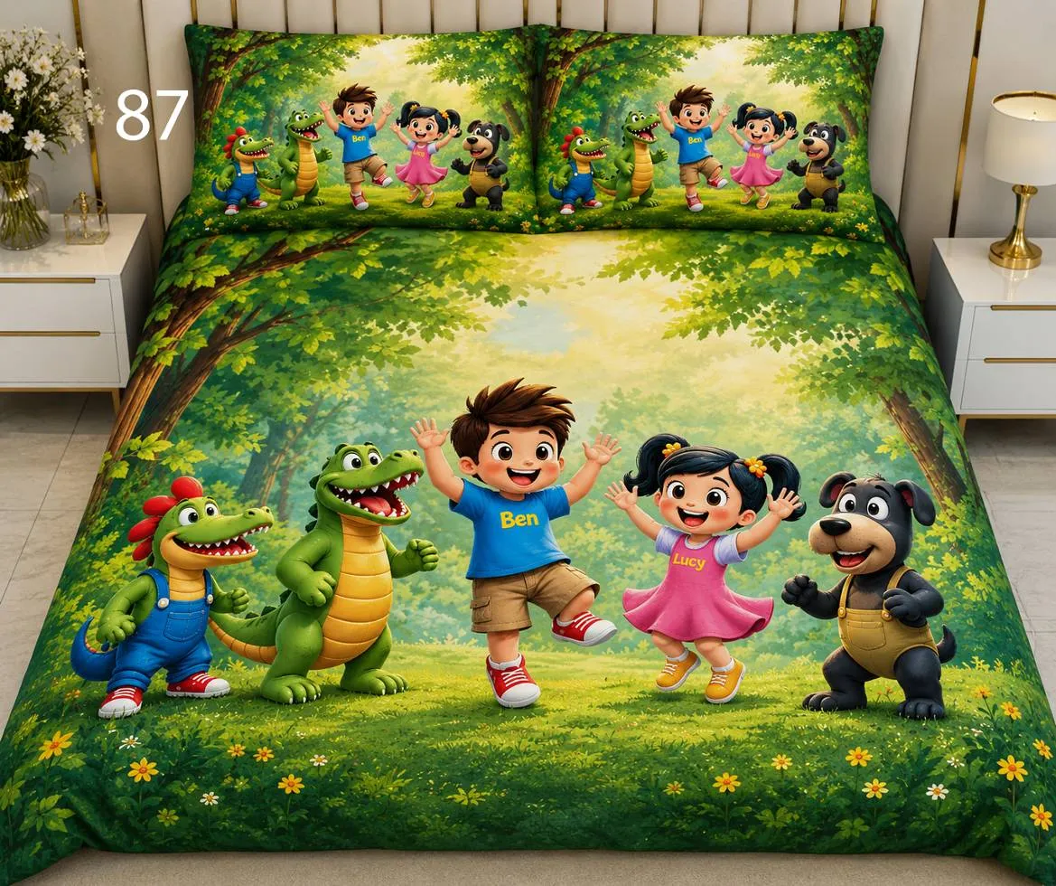 Forest Playtime Bedsheet Set