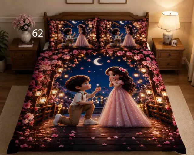 Fairytale Proposal Bedsheet Set