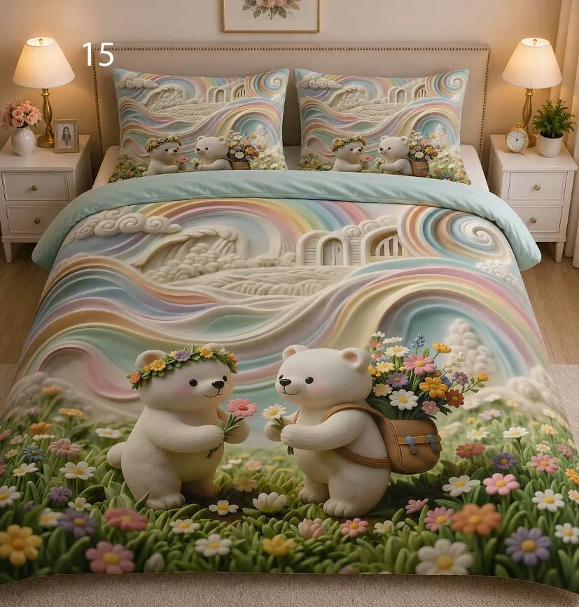 Bear Meadow Bedsheet Set